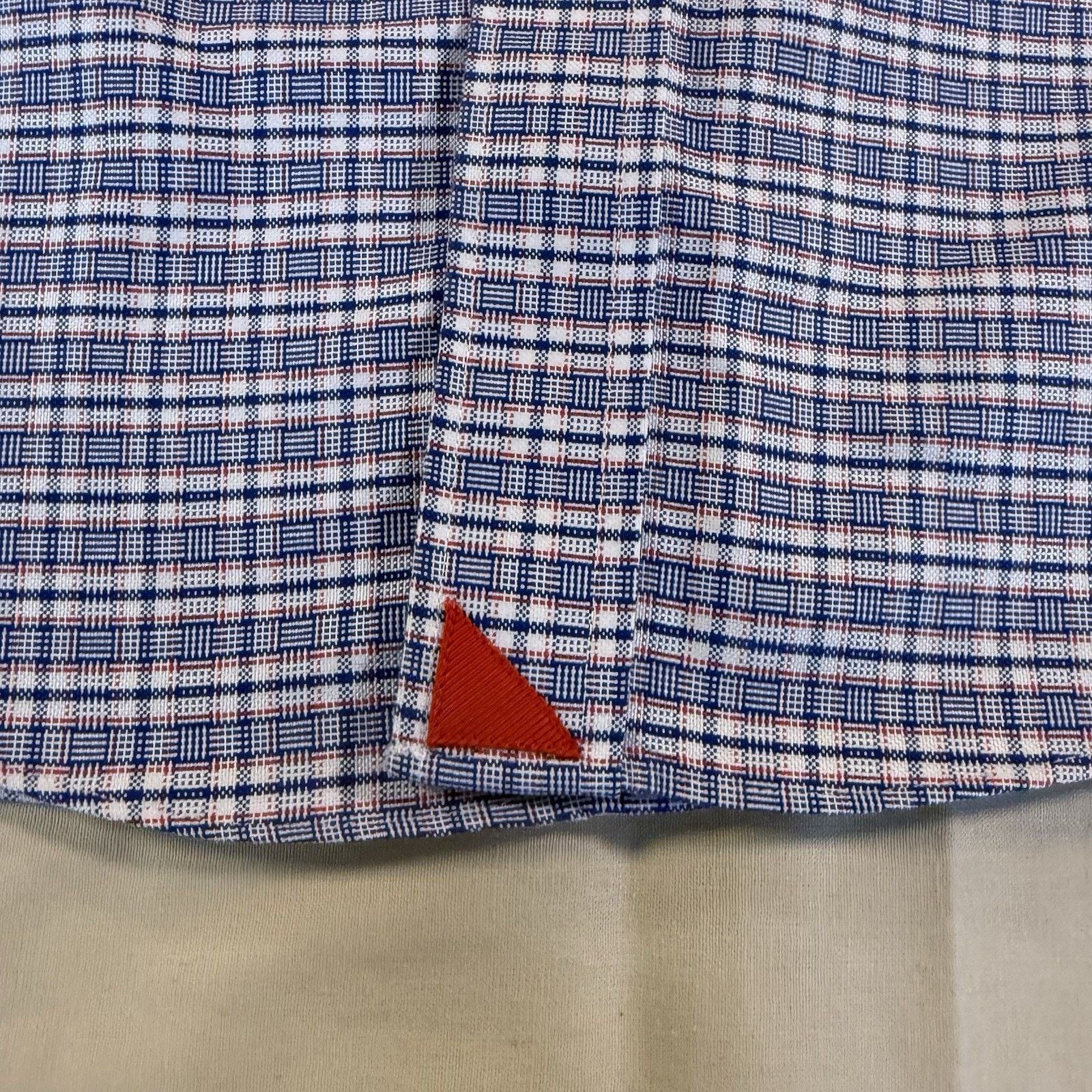 UNTUCKit UNTUCKit Blufled WF Short Sleeve Plaid Mens M Wrinkle Free Size US M / EU 48-50 / 2 - 4 Thumbnail