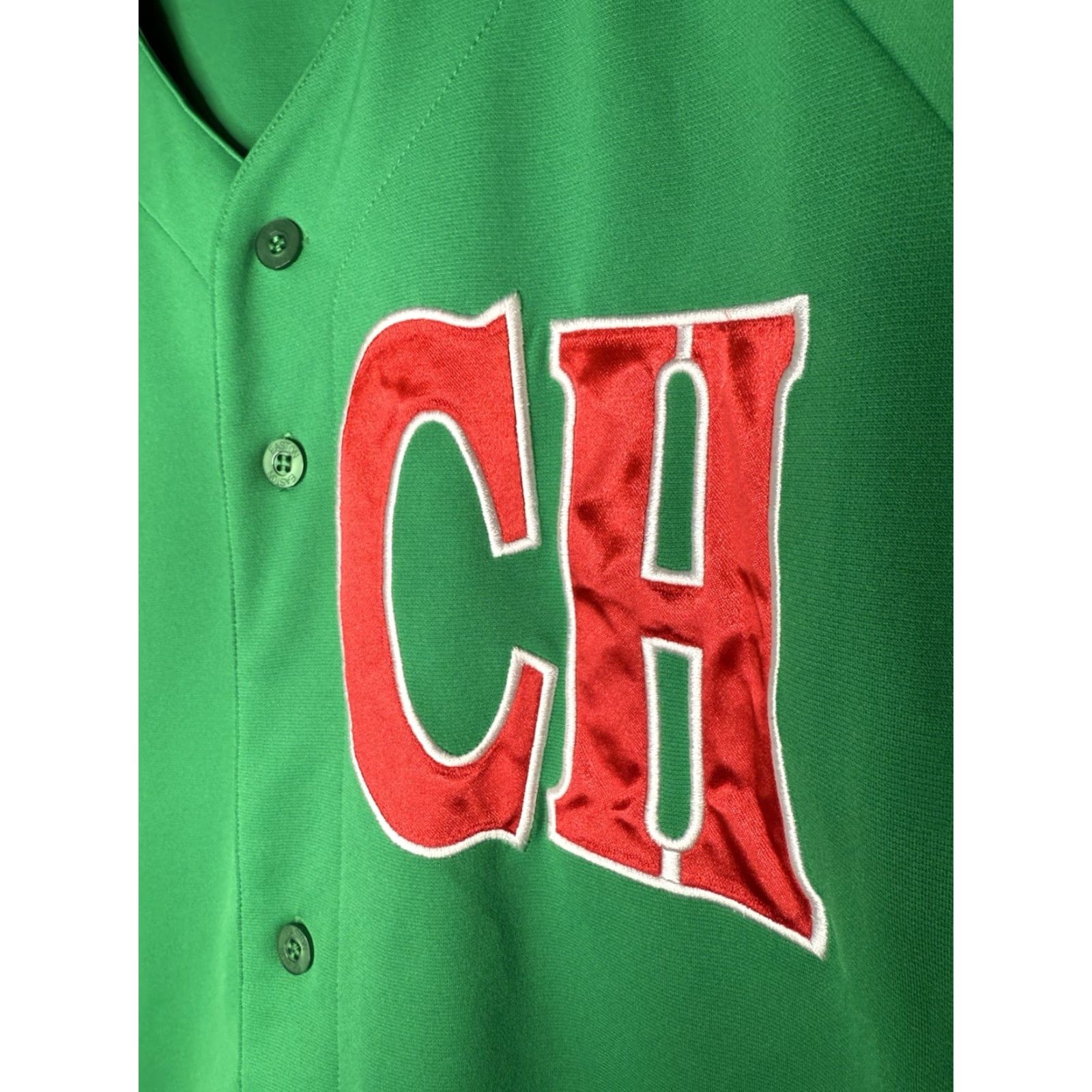 Vintage VINTAGE Easton Jersey Baseball Large Mens Green CH St Patrick’s Day 90s/Y2K Blocker CHAM Size US L / EU 52-54 / 3 - 4 Thumbnail