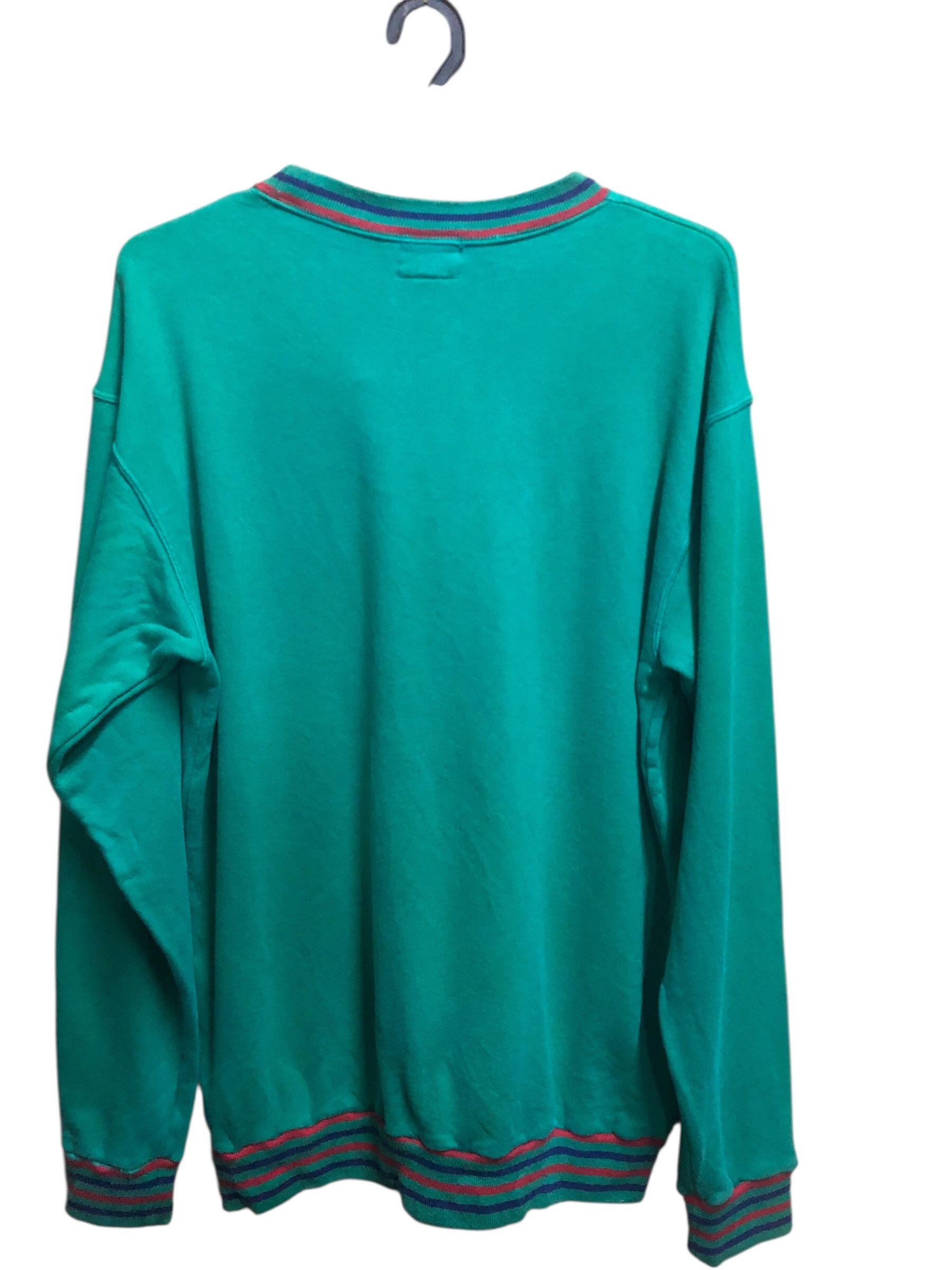 Benetton Vintage Benetton Big Embroidered Logo Sweatshirt Size US M / EU 48-50 / 2 - 2 Thumbnail