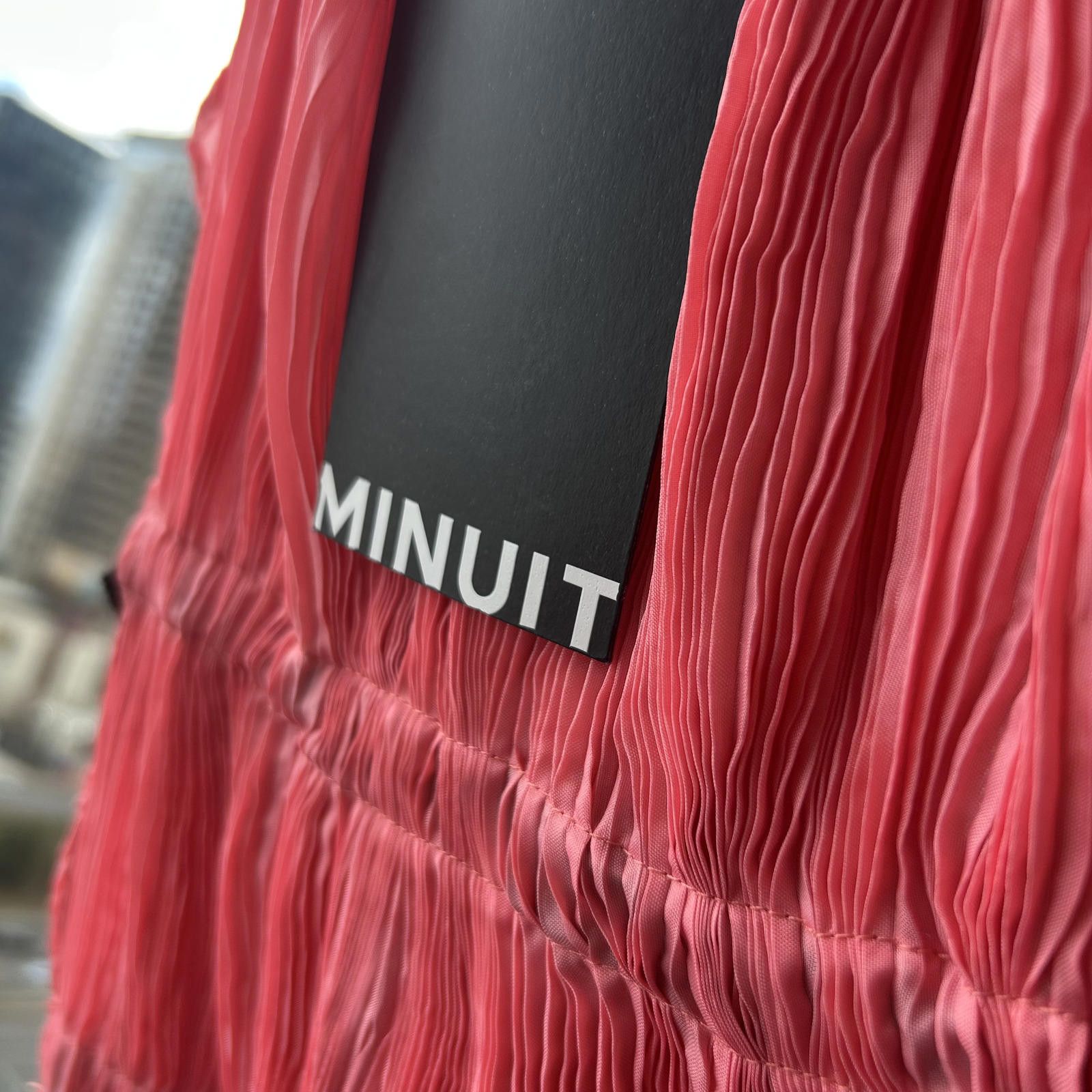 Designer Chic Pink Pleated Midi Dress by MINUIT Size M / US 6-8 / IT 42-44 - 4 Thumbnail