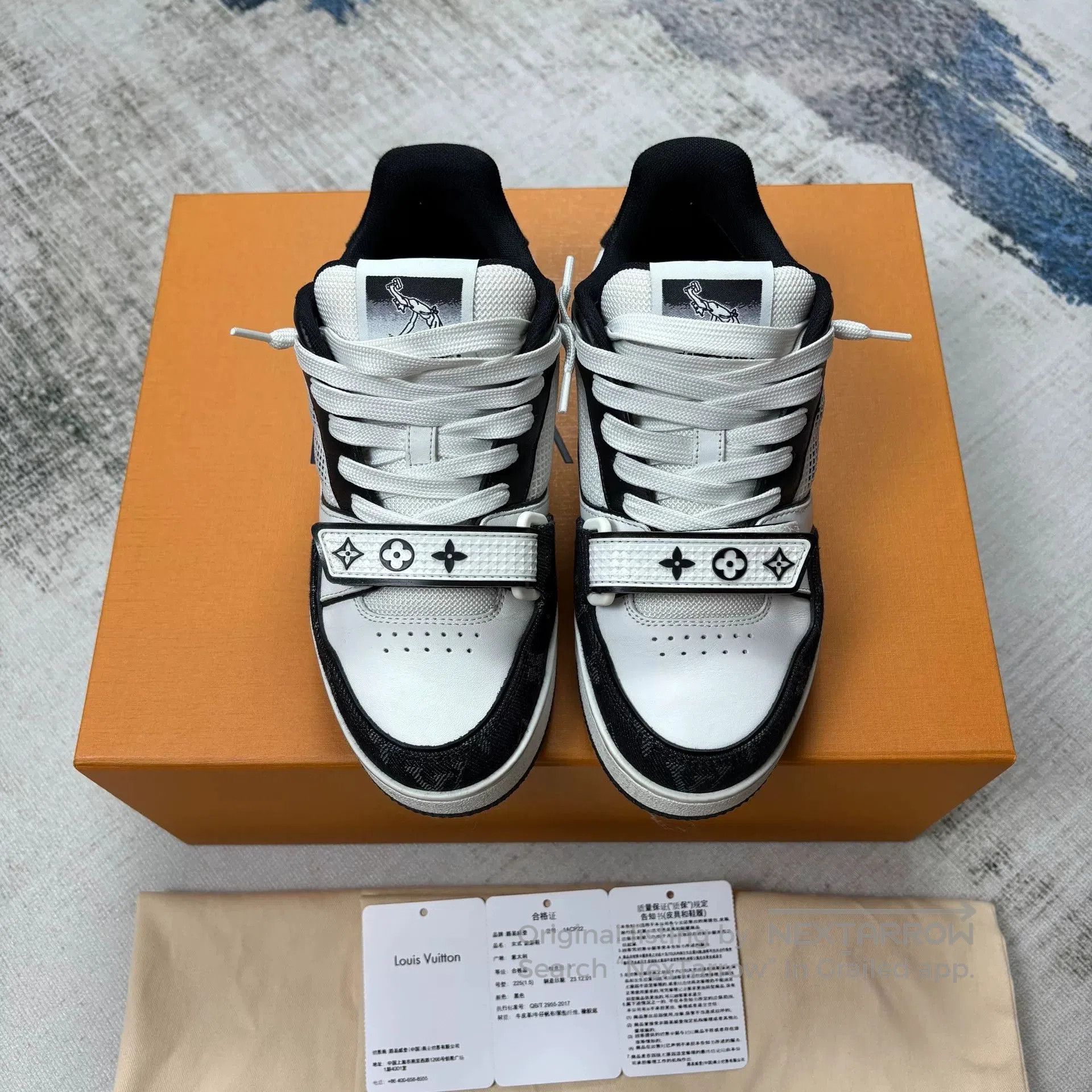 Louis Vuitton Louis Vuitton LV Trainer Women's Mid. Size US 4.5 / IT 34.5 - 2 Thumbnail