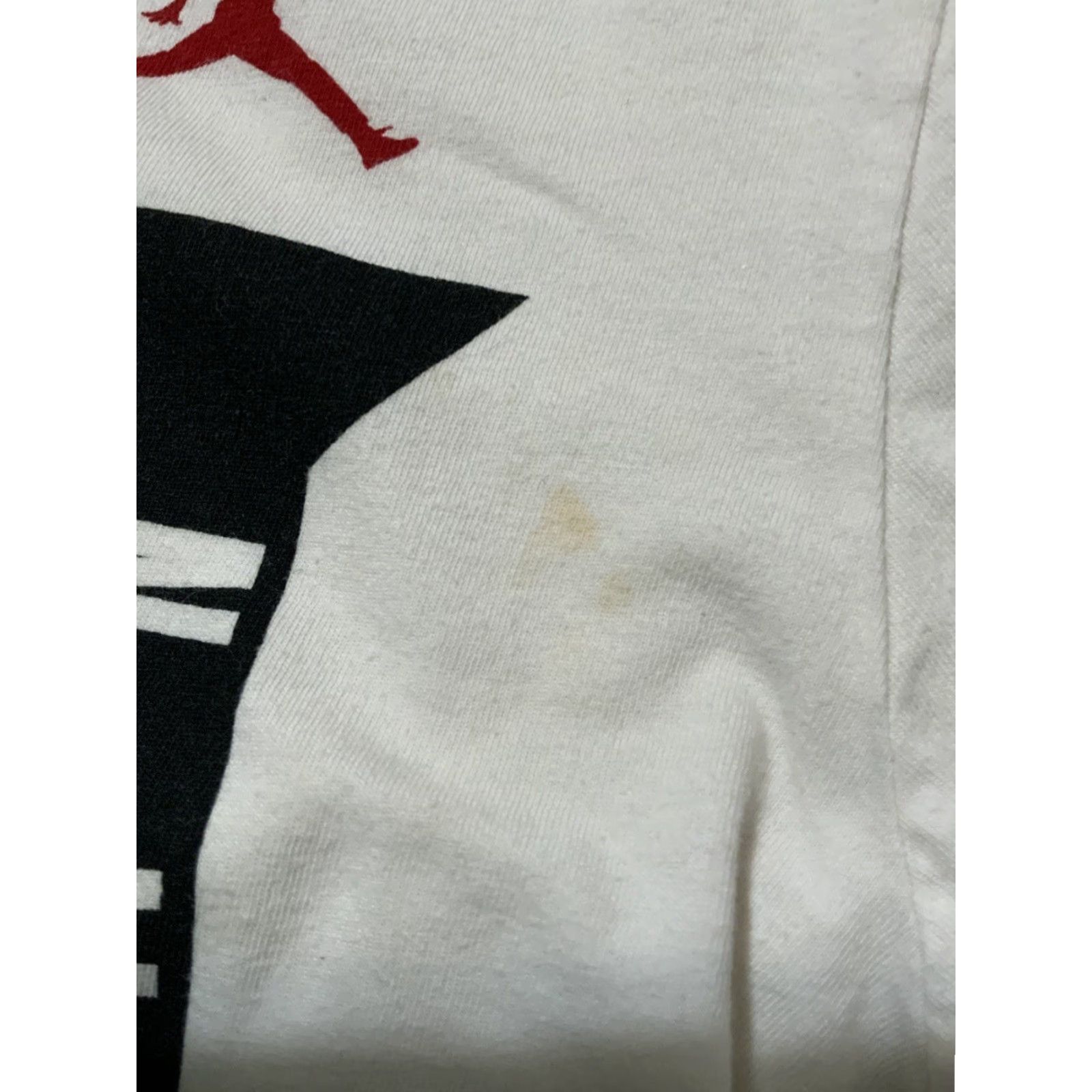 Jordan Brand VINTAGE Air Jordan Nike Retro Graphic Michael MJ 23 Swoosh Jumpman S/S T-Shirt Sz. S Mens White 40 Chest 28 Length Size US S / EU 44-46 / 1 - 6 Thumbnail