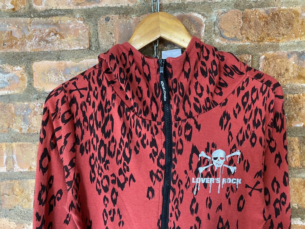 Super Lovers 2000s Superlover lover rock leopard and skull long hoodie Size M / US 6-8 / IT 42-44 - 5 Thumbnail