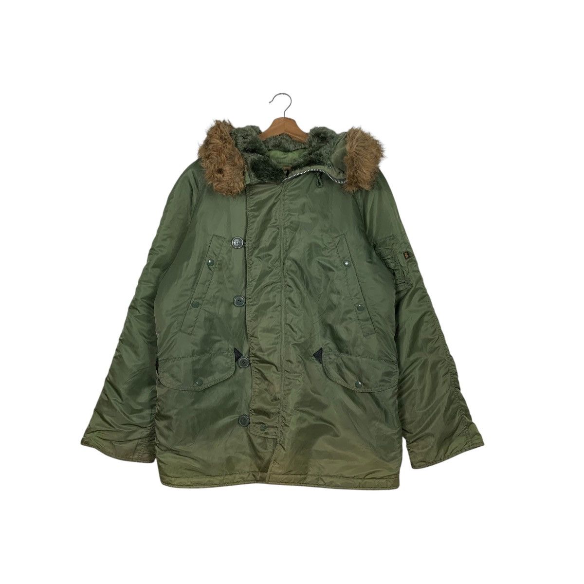 Alpha Industries Vintage ALPHA INDUSTRIES N3B Parka Jacket #2484-C111 Size US M / EU 48-50 / 2 - 1 Thumbnail