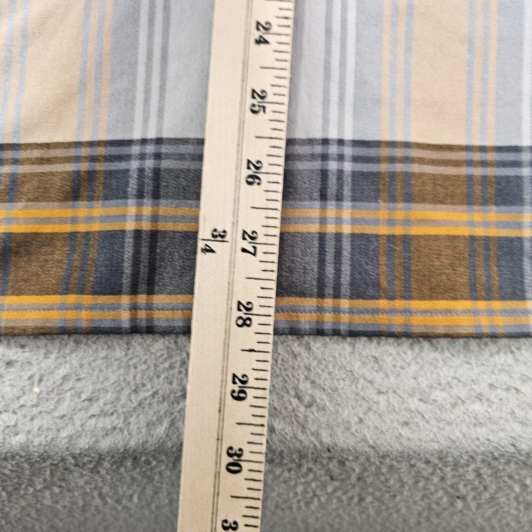 Lululemon Lululemon Shirt Mens Medium Gray Yellow Plaid Button Up Long Sleeve Casual Size US M / EU 48-50 / 2 - 6 Thumbnail