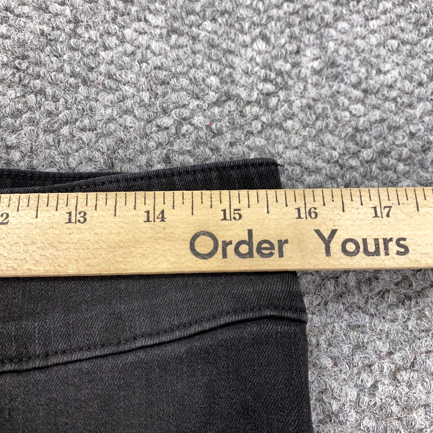 Duluth Trading Company Duluth Trading Pants Womens 8 Black Skinny Leg Stretch Denim Pull On Jeans Jegging High Rise Slim Waist Elastic Pockets 29 In Inseam Womens Size 30" / US 8 / IT 44 - 7 Thumbnail
