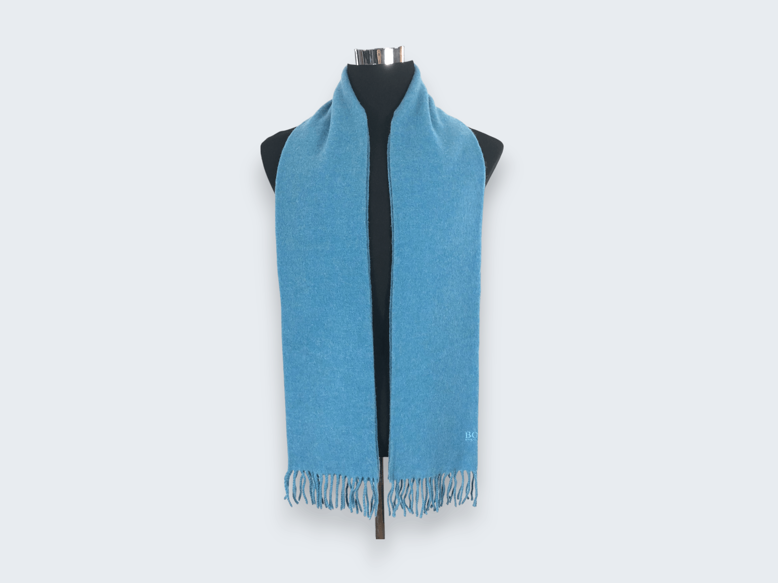 Hugo Boss × Vintage Vintage BOSS Hugo Boss Scarf Muffler MF168 Size ONE SIZE - 1 Thumbnail