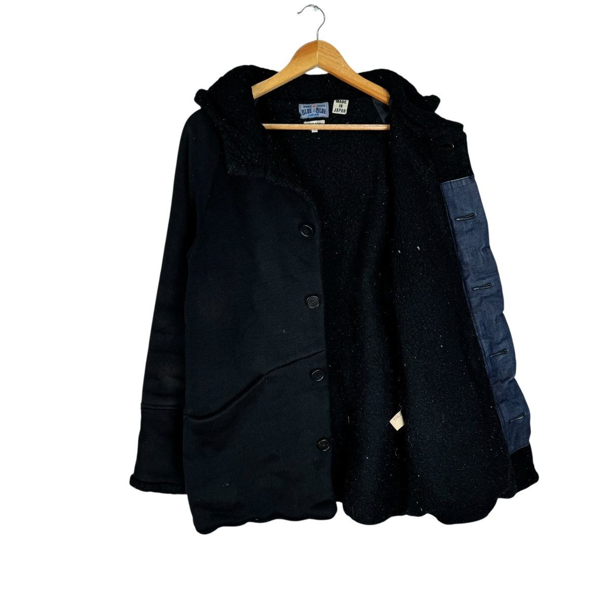 Blue Blue Japan × HOLLYWOOD RANCH MARKET × Japanese Brand 🌟BLUE BLUE JAPAN HOODIE SHERPA JACKET Size US L / EU 52-54 / 3 - 6 Thumbnail
