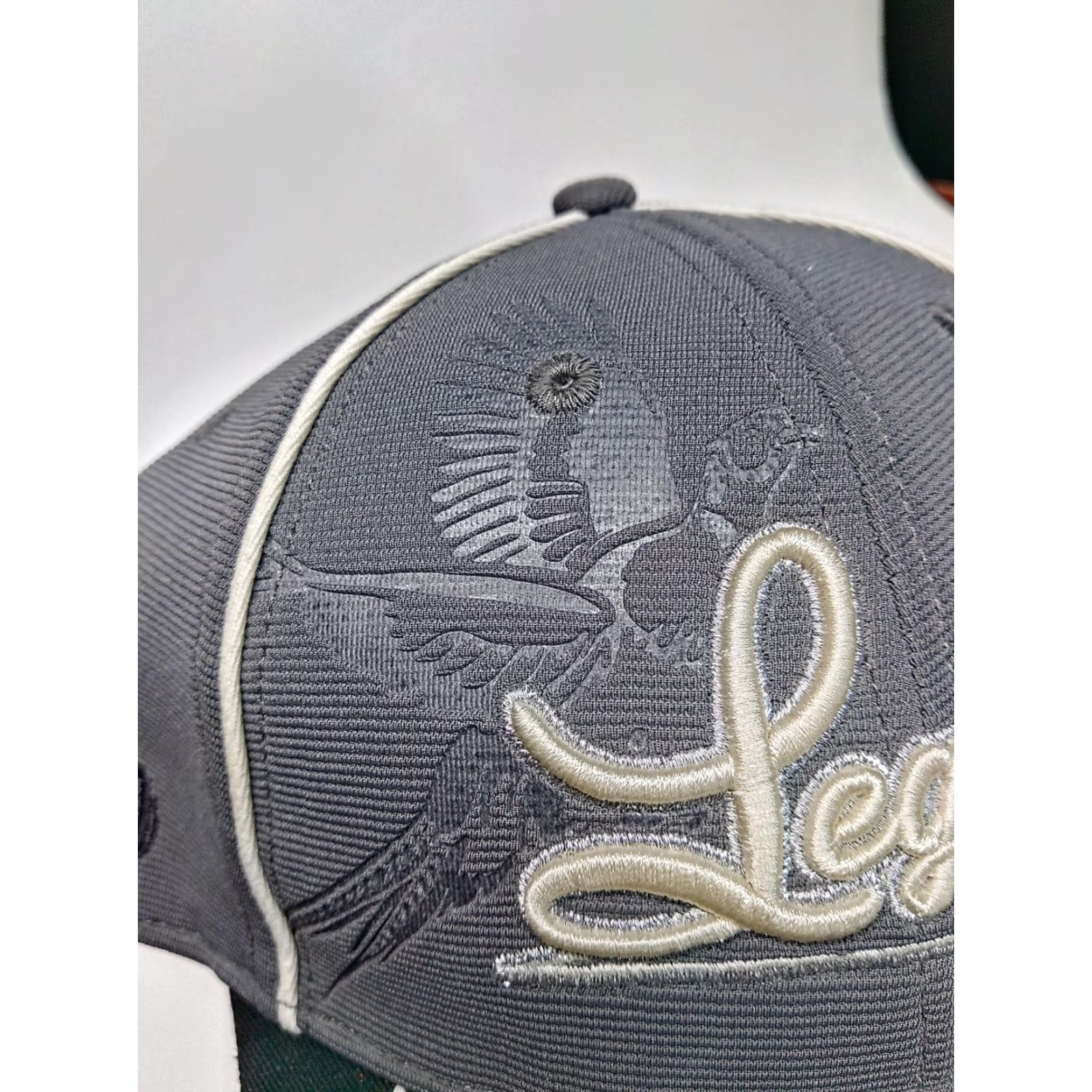 Vintage Legend Seeds Hat Baseball Cap Mens Adjustble Gray Cotton Polyester Canvas 90s USA Farm Animals Pheasant Display Vintage No N/A Size ONE SIZE - 3 Thumbnail