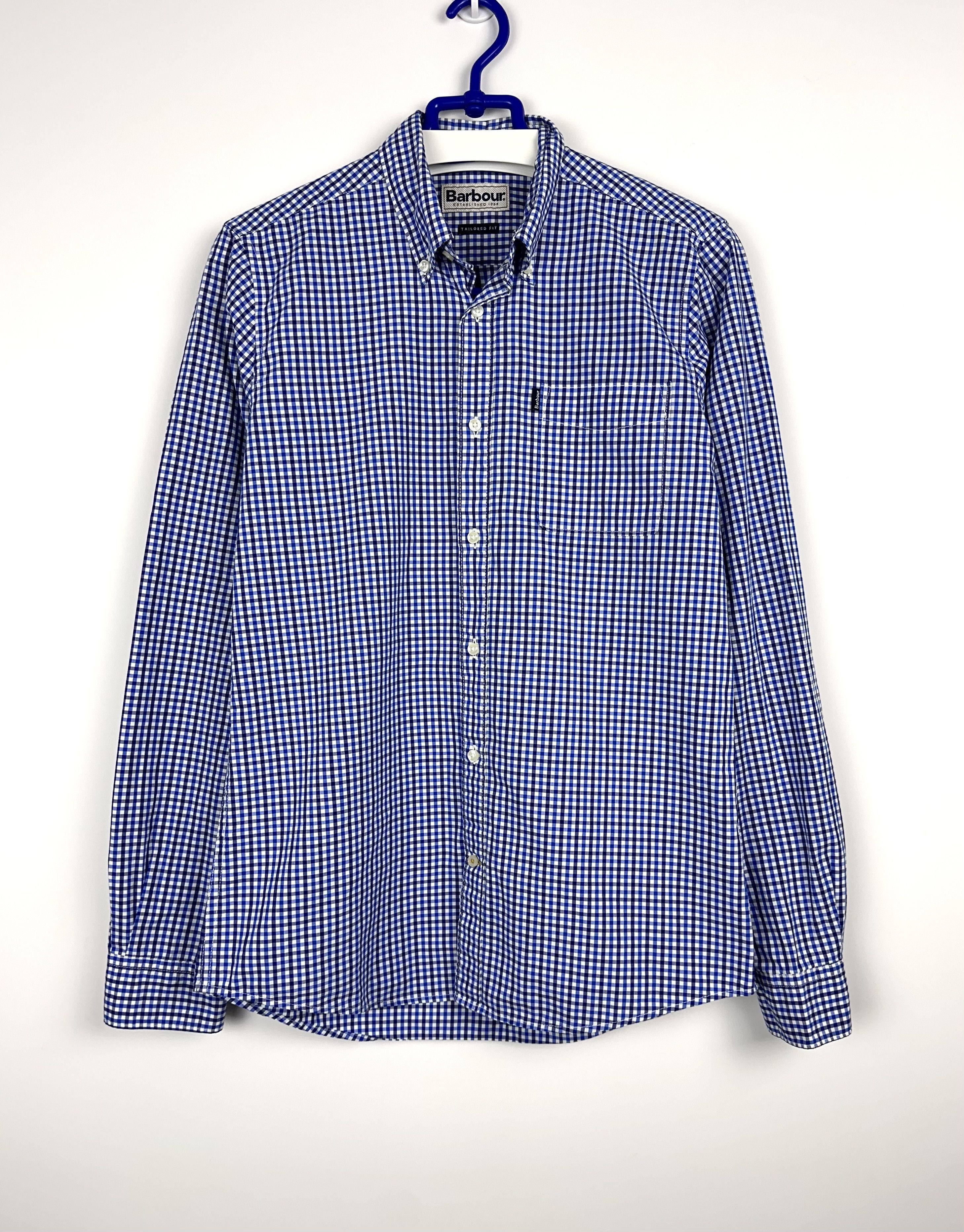 Barbour Barbour Gingham 1 Tailored Men's Slim Check Shirt Size US M / EU 48-50 / 2 - 1 Thumbnail