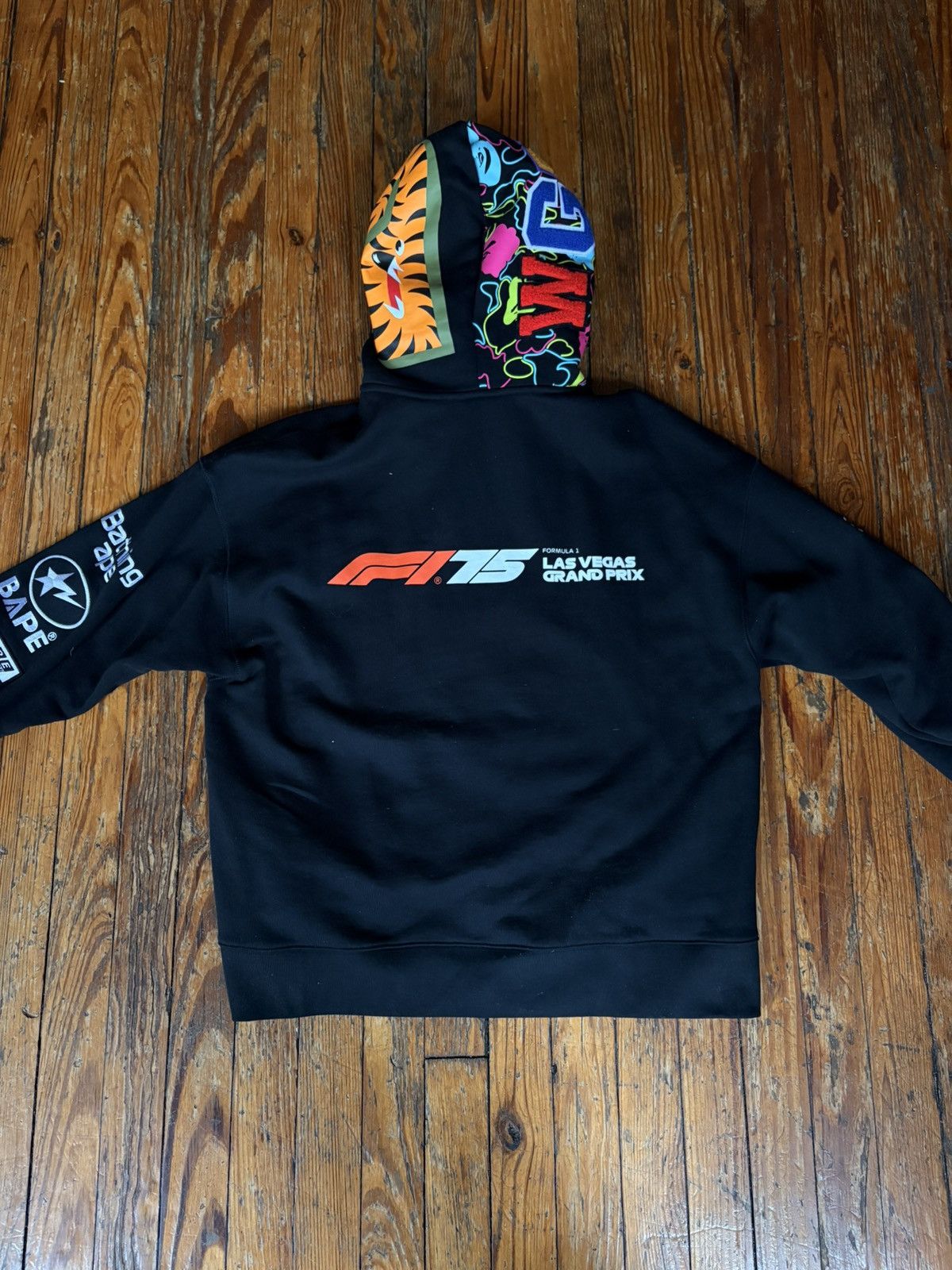 Bape Formula 1 Las Vegas x Bape Half Zip Hoodie Size US S / EU 44-46 / 1 - 2 Thumbnail