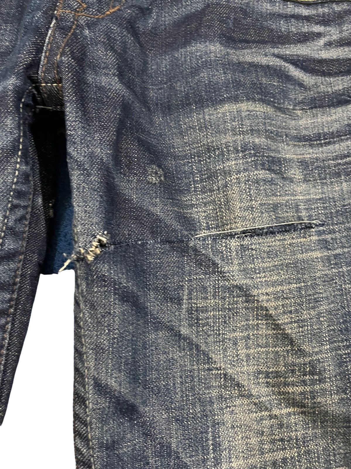 Japanese Brand Vintage Red Pepper Stars Punk Distressed Denim Size US 30 / EU 46 - 4 Thumbnail