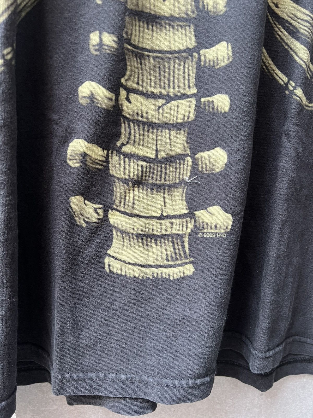 Harley Davidson Harley Davidson Skeleton 2000s Vintage Size US XL / EU 56 / 4 - 2 Thumbnail