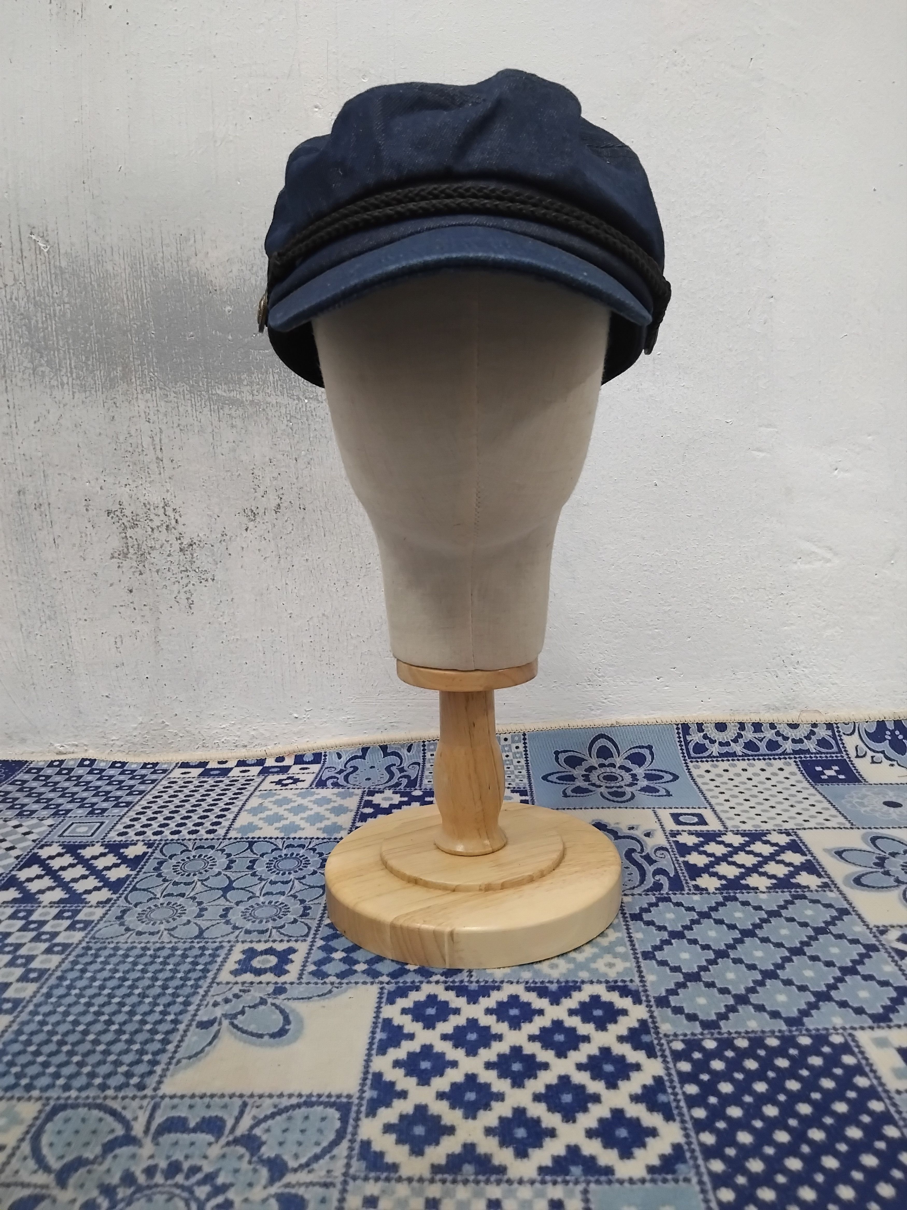 PPFM 💥Earth music & ecology blue colour captain cap Size ONE SIZE - 5 Thumbnail