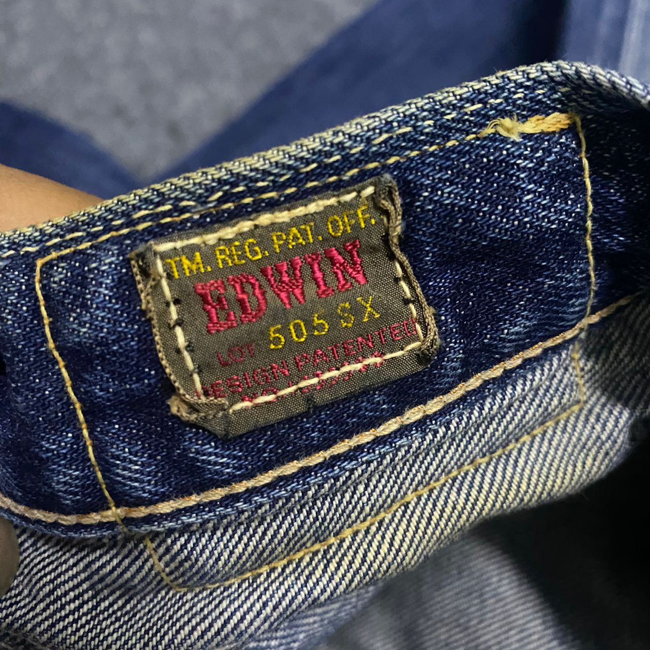 Edwin 💥Vintage Edwin Selvedge Redline Distressed Denim Size US 32 / EU 48 - 21 Thumbnail