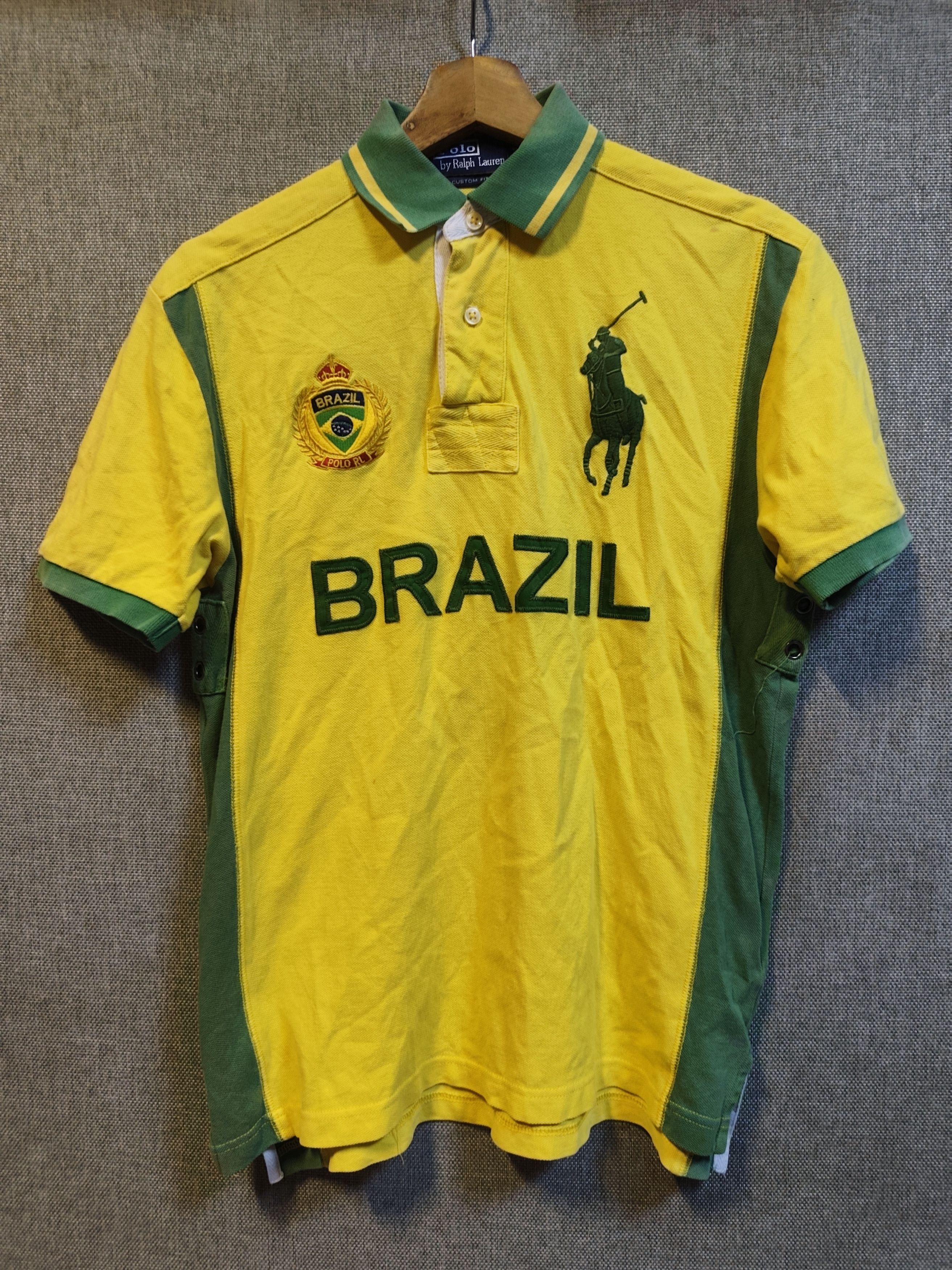 Polo Ralph Lauren Vintage Polo Ralph Lauren Brazil Shirt Size US S / EU 44-46 / 1 - 1 Thumbnail