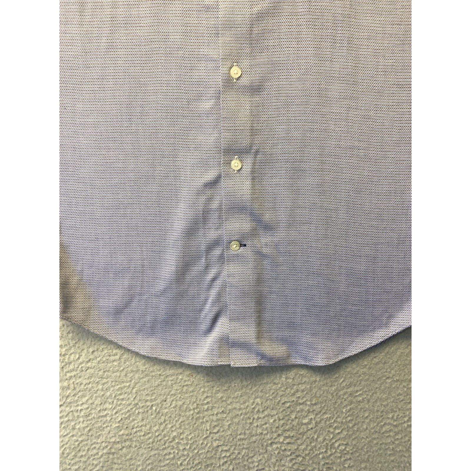 Banana Republic VINTAGE Banana Republic Dress Shirt Men's Slim Fit Long Sleeve Casual All Seasons Geometric Pattern Gray Size S Size 36R - 2 Thumbnail