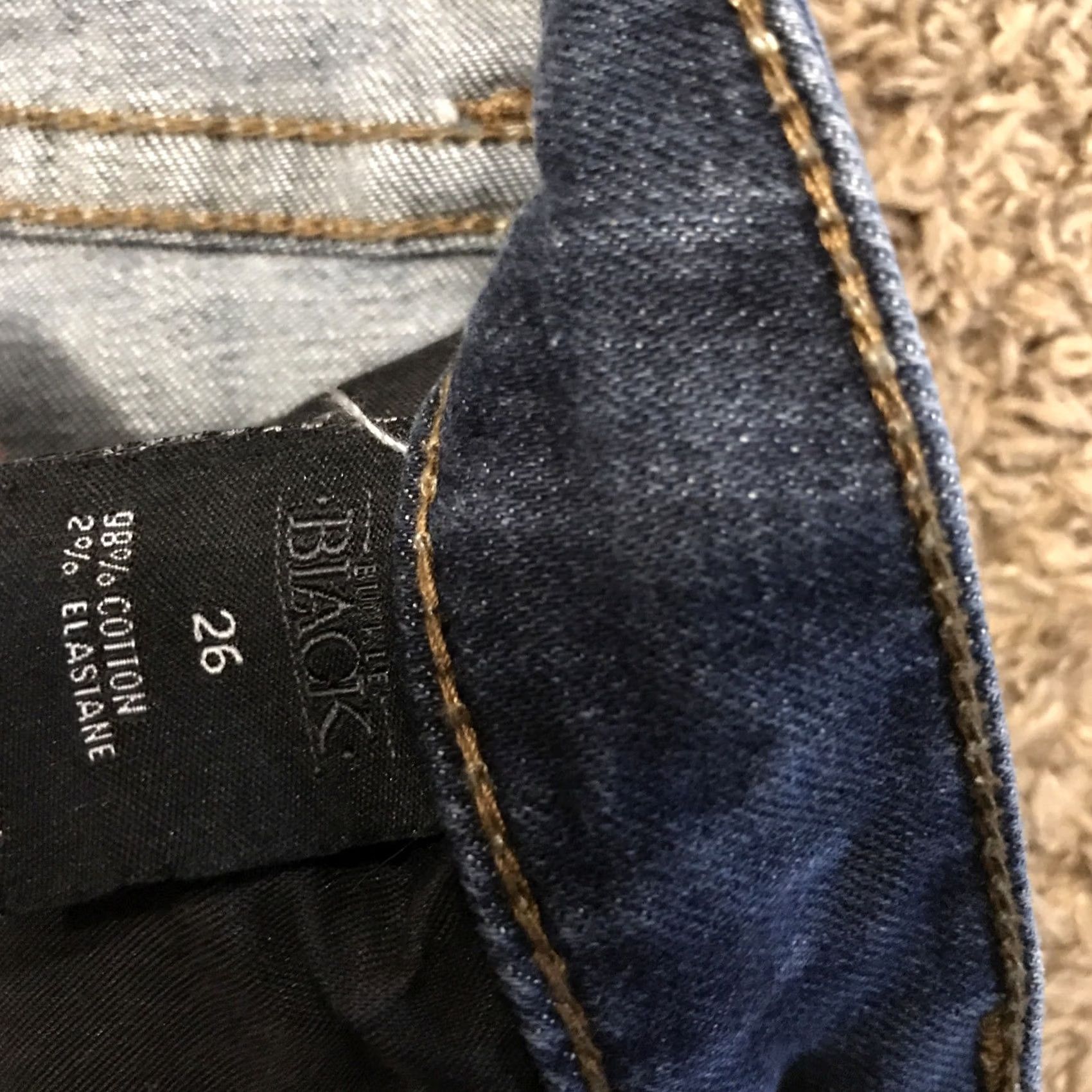 Buckle Black Buckle Black Jeans Straight Womens Regular Size 26 24 Blue Distressed A33 Size 26" / US 2 / IT 38 - 3 Thumbnail