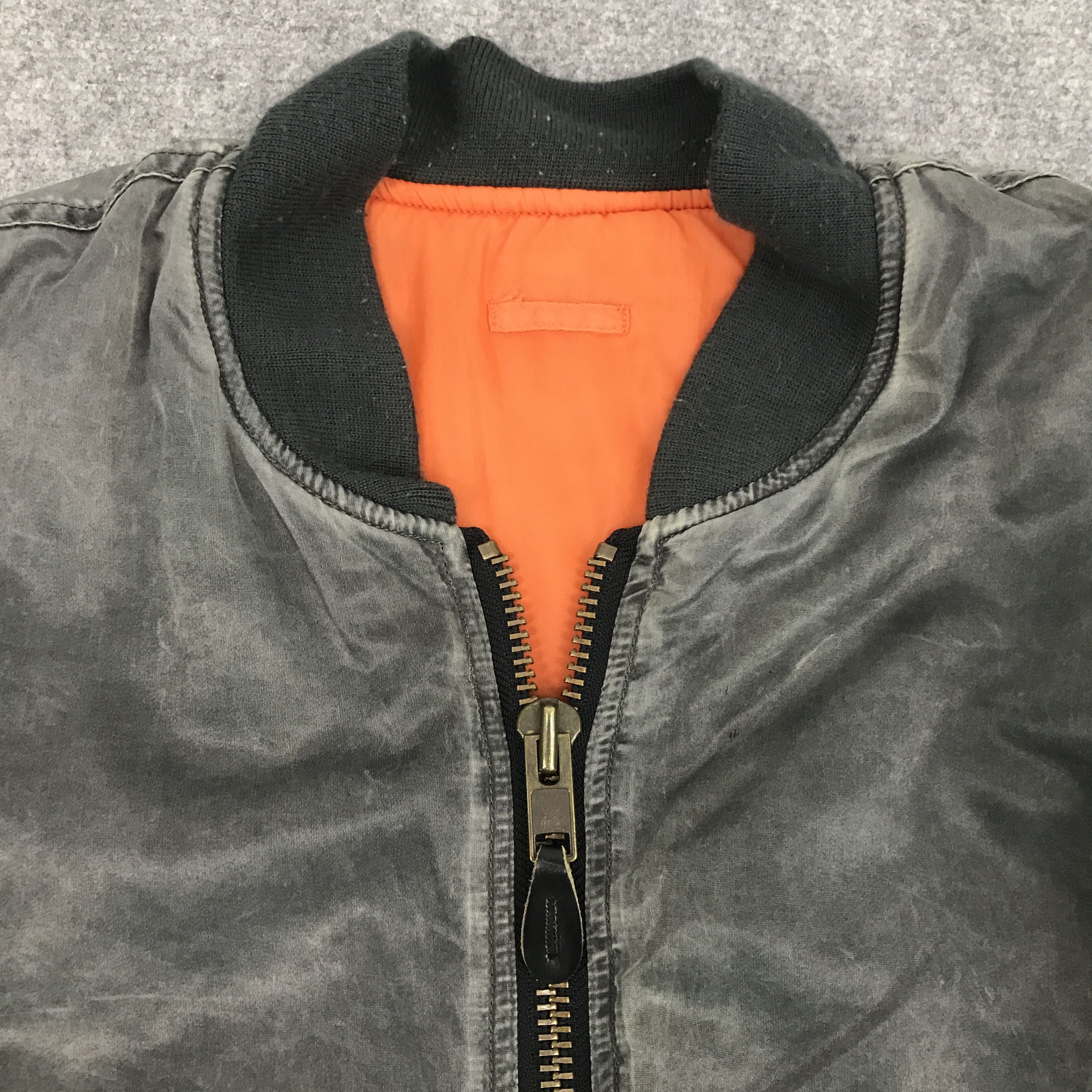 Other Rare US Air Force bomber Black faded jacket Size US L / EU 52-54 / 3 - 6 Thumbnail