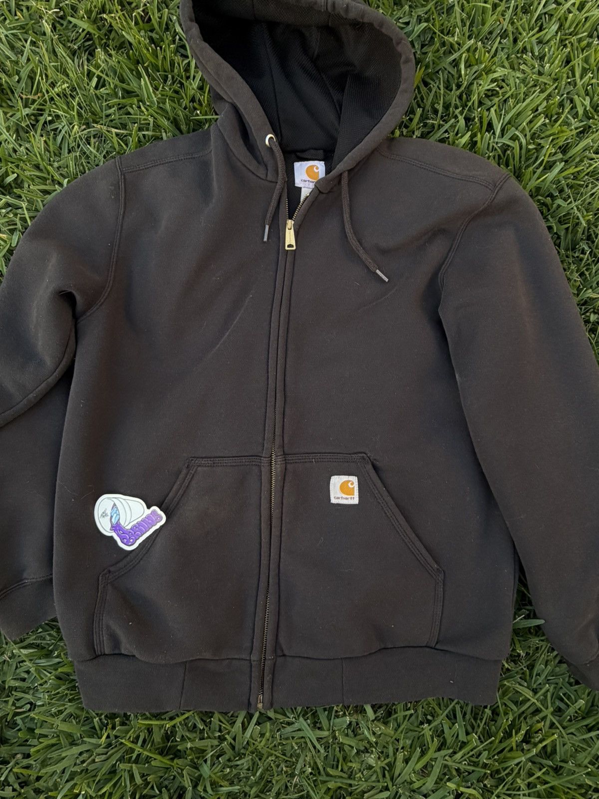 Carhartt Custom Carhartt ASSPIZZA Black Work Jacket Size US S / EU 44-46 / 1 - 6 Thumbnail