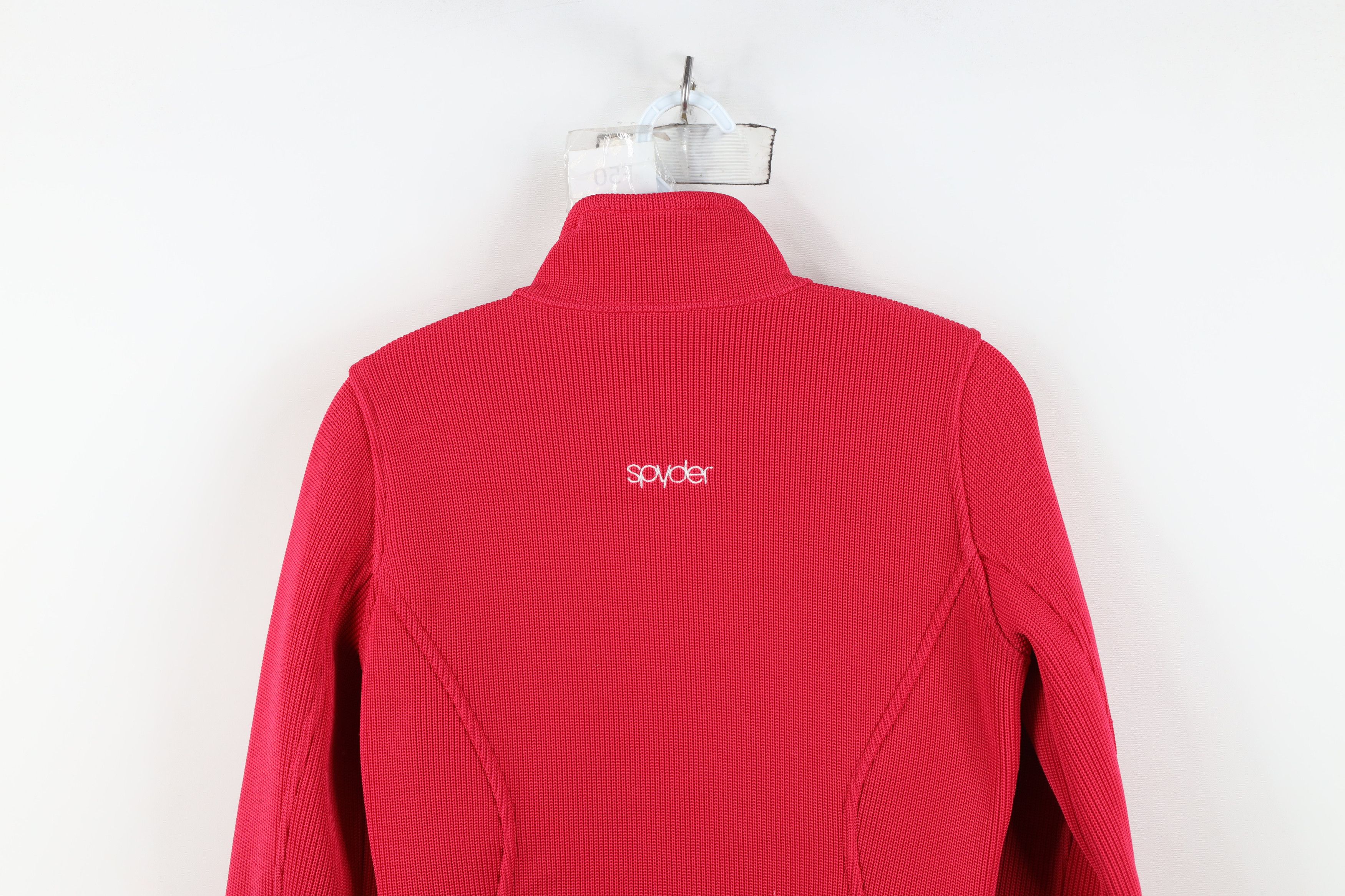 Spyder Spyder Ribbed Knit Full Zip Sweater Jacket Swacket Pink Size S / US 4 / IT 40 - 15 Thumbnail