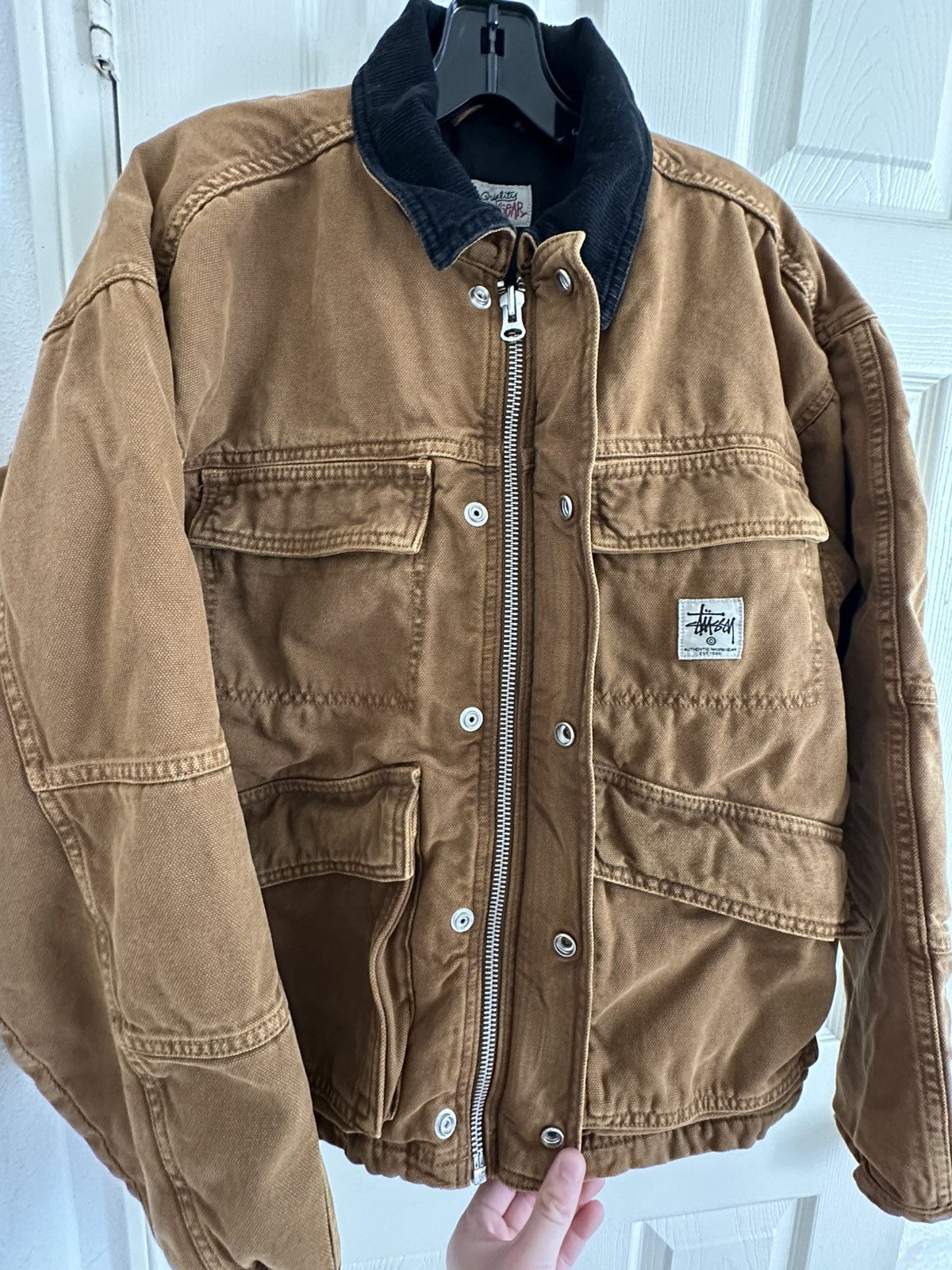 Stussy Stussy Washed Canvas Shop Jacket Size US S / EU 44-46 / 1 - 4 Thumbnail