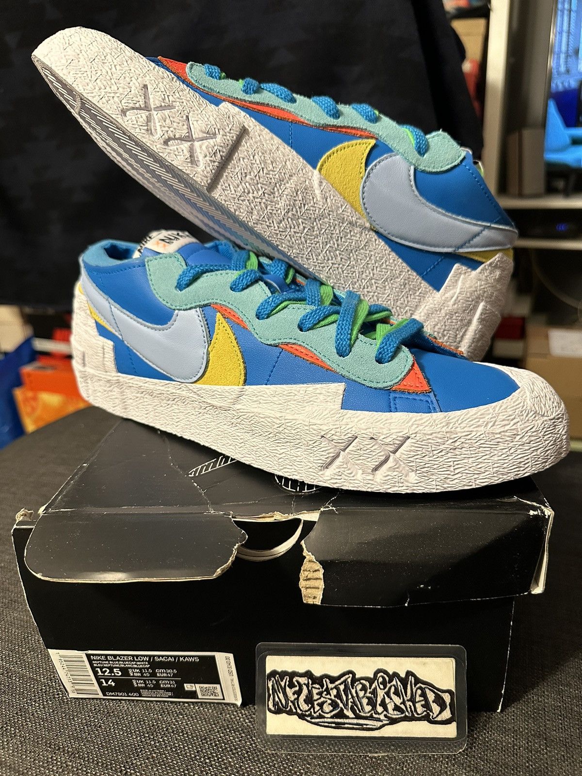 Nike Blazer Low Sacai/ KAWS size
