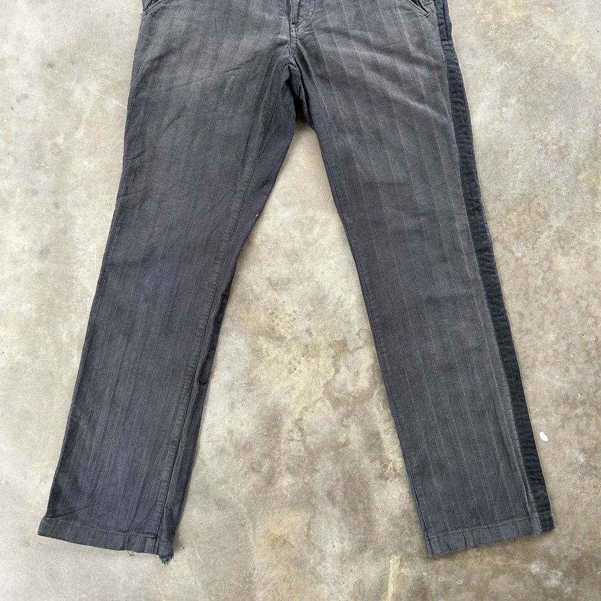 Takeo Kikuchi Vintage Takeo Kikuchi Stripe Faded Casual Trousers Pants Size US 29 - 5 Thumbnail