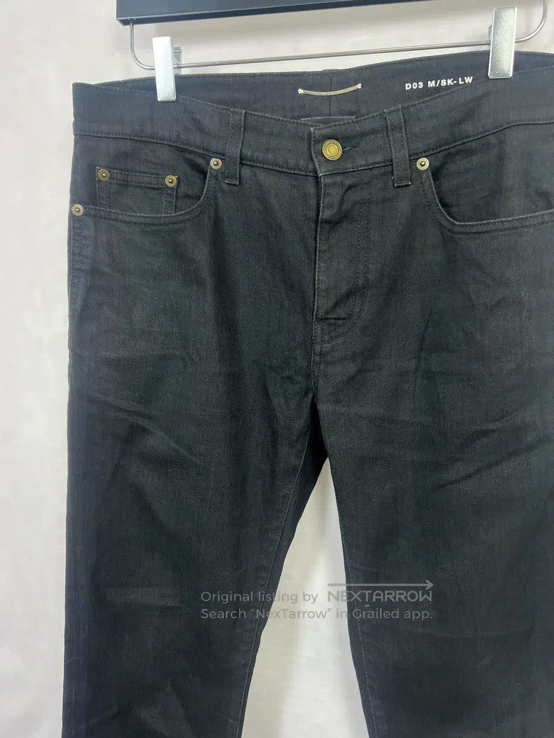 Saint Laurent Paris Saint Laurent Paris Black Basic Denim Pants Size US 32 / EU 48 - 3 Thumbnail