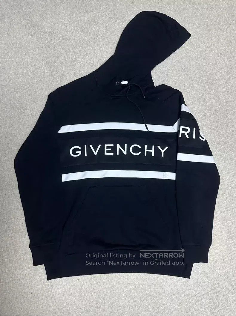 Givenchy Givenchy Classic Logo Black Letter Hoodie Size US M / EU 48-50 / 2 - 1 Thumbnail