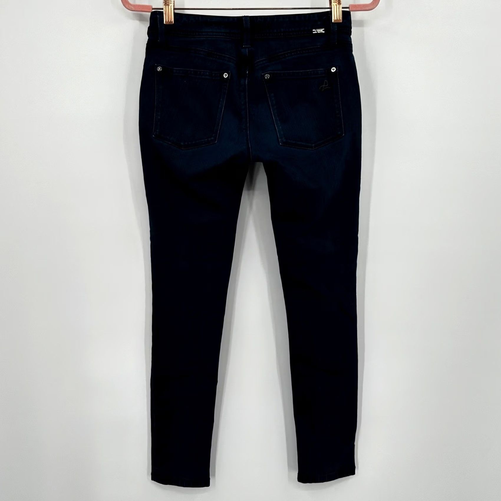 DL1961 VINTAGE DL1961 Emma Legging Jeans Womens 27 Dark Indigo 4-Way 360 Stretch Skinny Blue Size 27" / US 4 / IT 40 - 7 Thumbnail