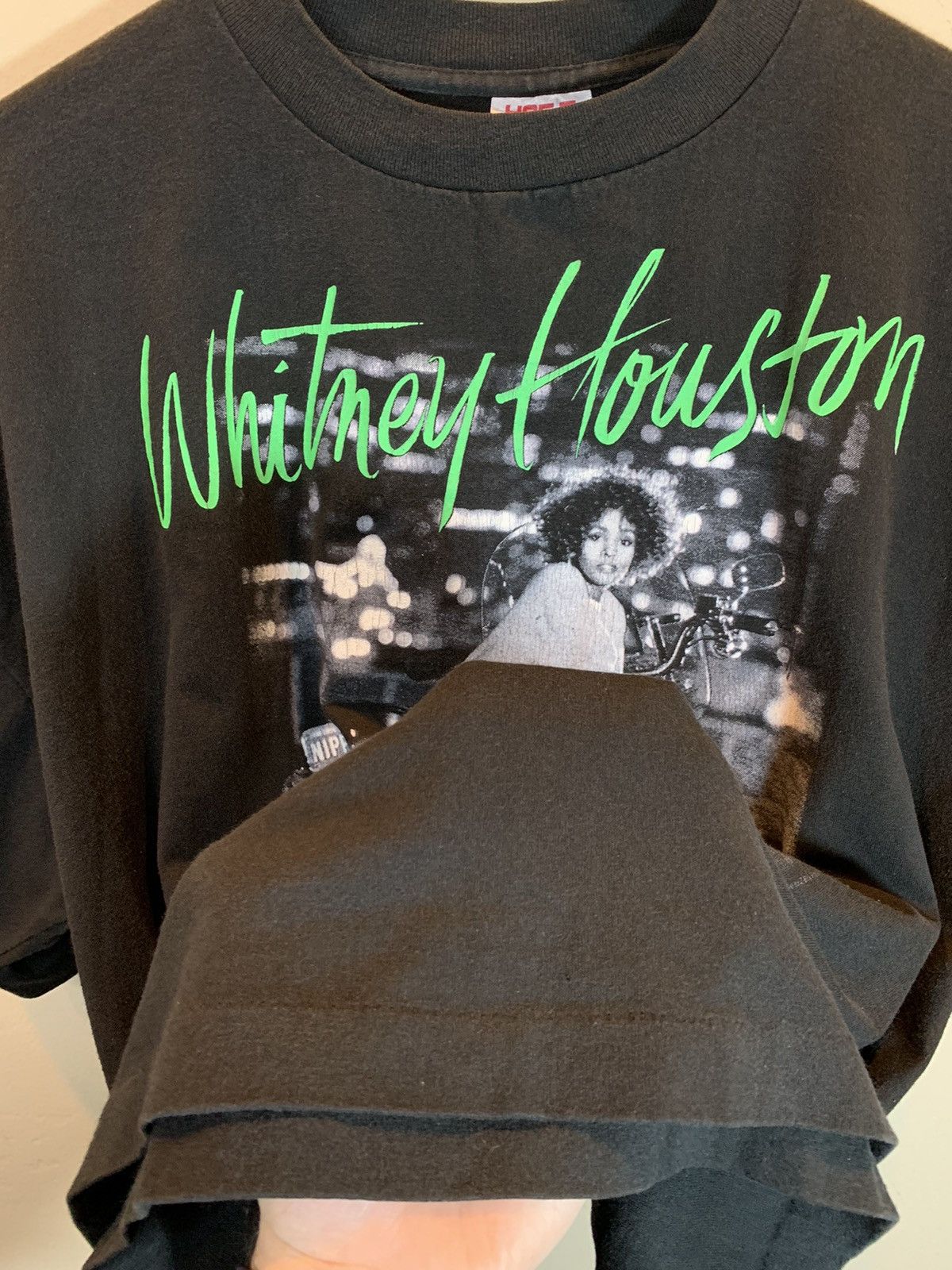 Band Tees × Rap Tees × Vintage RARE Vintage 1991 Whitney Houston Im Your Baby Tonight Shirt Size US XXL / EU 58 / 5 - 5 Thumbnail