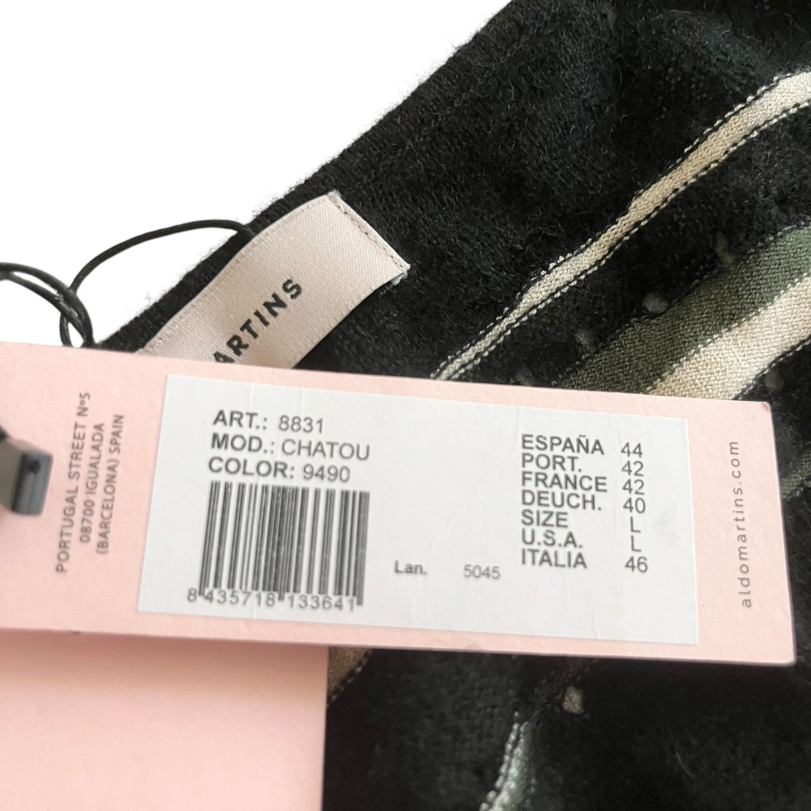 Other Aldo + Martins Black Abstract Stripe Wool Cardigan Sweater Size L / US 10 / IT 46 - 5 Thumbnail