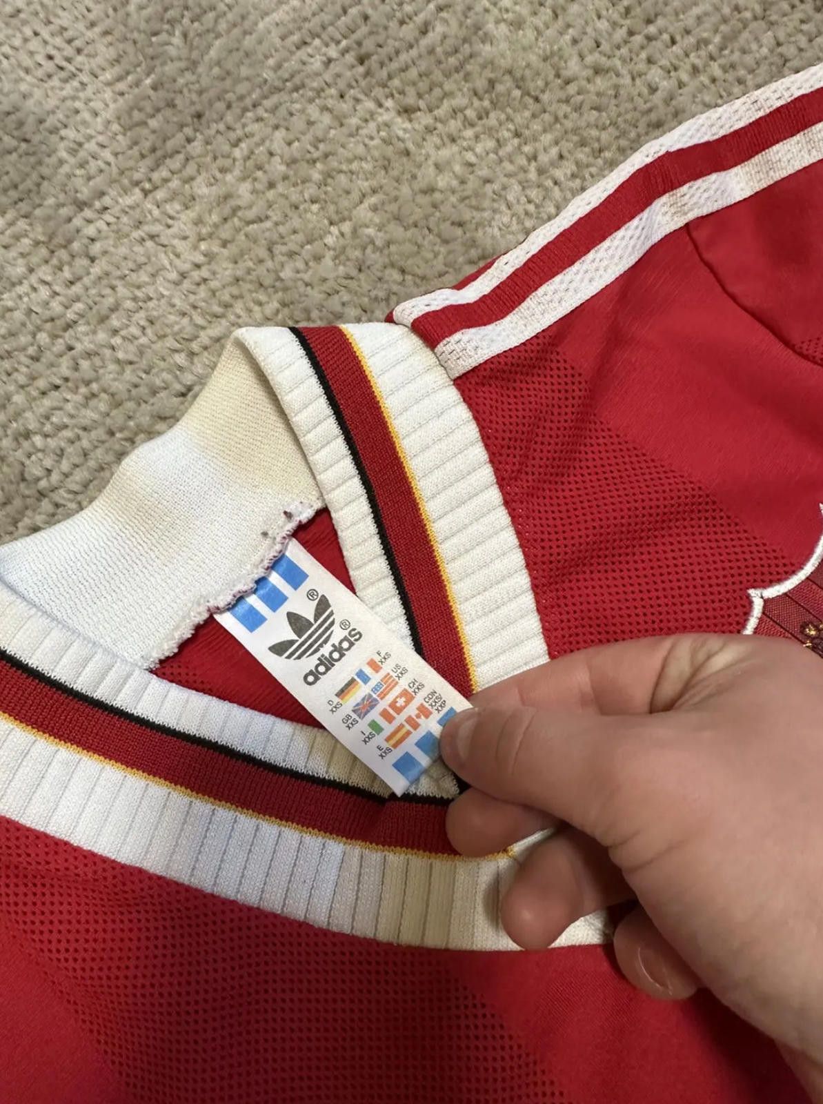Adidas Adidas Liverpool 1995/96 Football Shirt Soccer Jersey Sz XXS Size US XXS / EU 40 - 5 Thumbnail