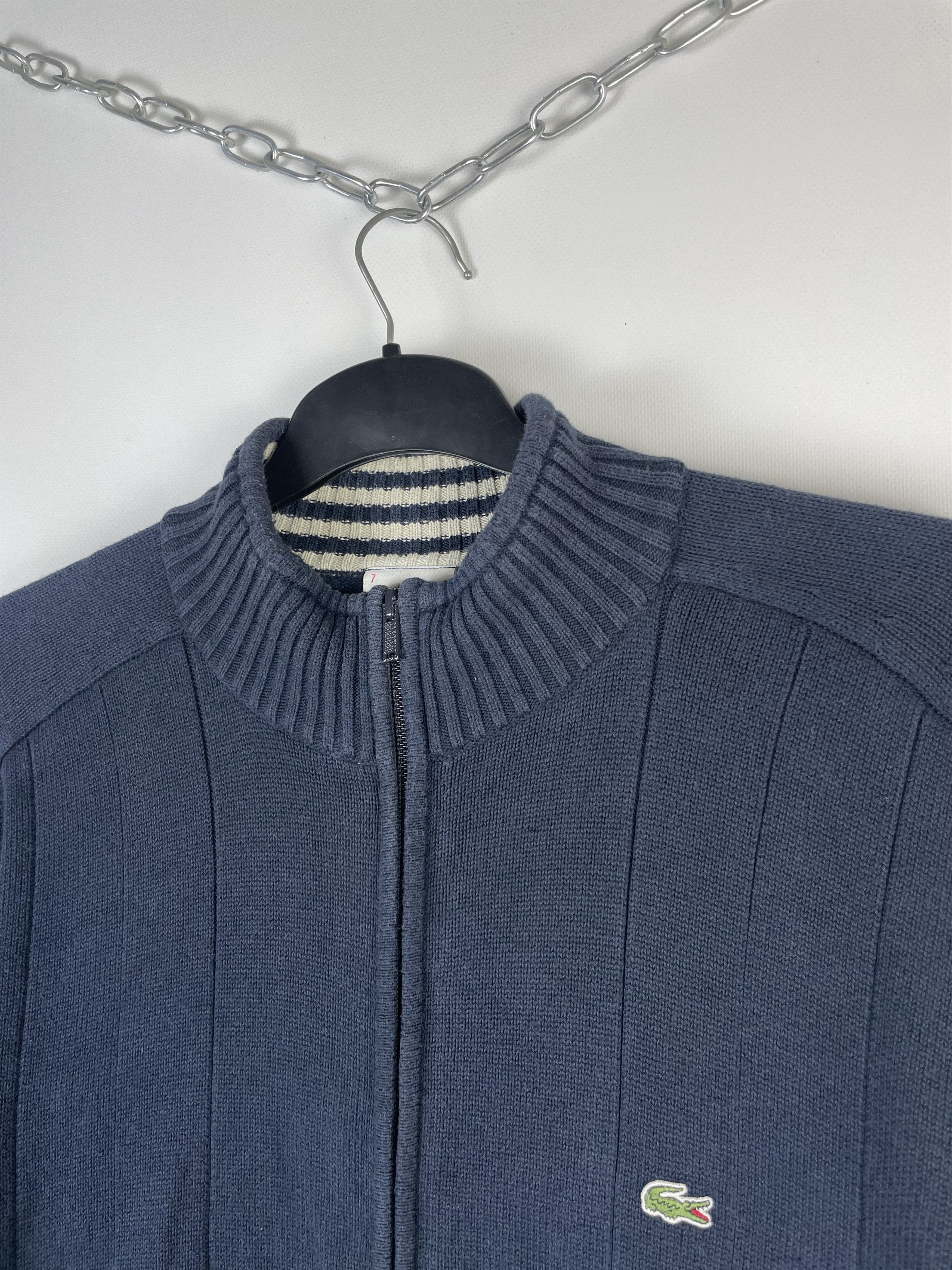 Lacoste Y2K Vintage Lacoste Zip Knitwear Size US L / EU 52-54 / 3 - 4 Thumbnail