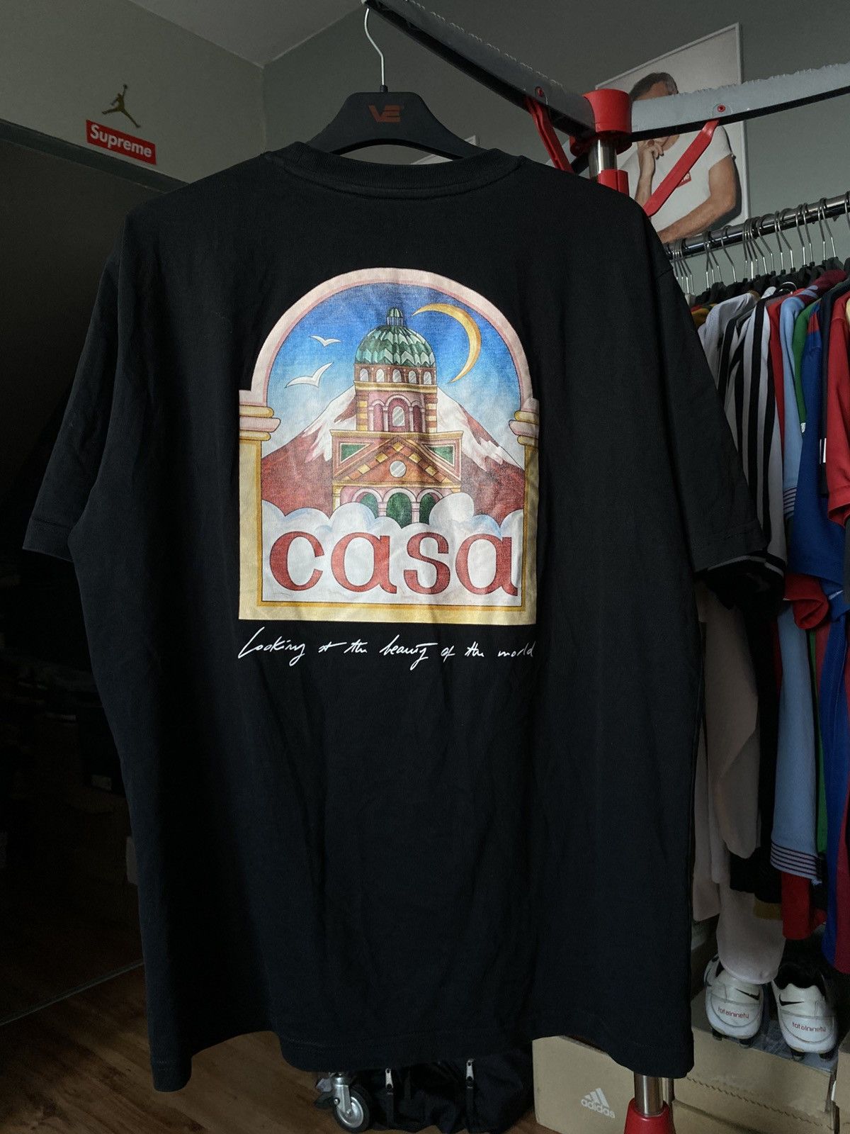 Casablanca Casablanca ‘Vue De L’Arche’ Tennis Club t-shirt XL baggy tee Size US XL / EU 56 / 4 - 10 Thumbnail