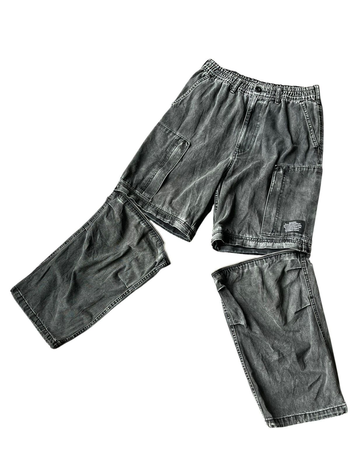 Undercover GU x Undercover Kosmik Noise 2Way Zip Baggy Cargo Pants Size US 32 / EU 48 - 4 Thumbnail