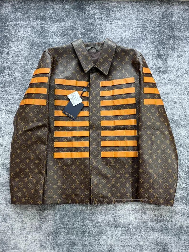 Louis Vuitton Louis Vuitton Nigo2 full print leather jacket Size US L / EU 52-54 / 3 - 1 Thumbnail