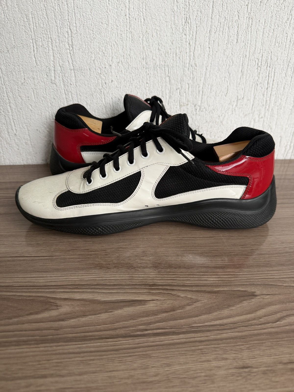 Prada America cup leather trainers Size US 12 / EU 45 - 16 Thumbnail