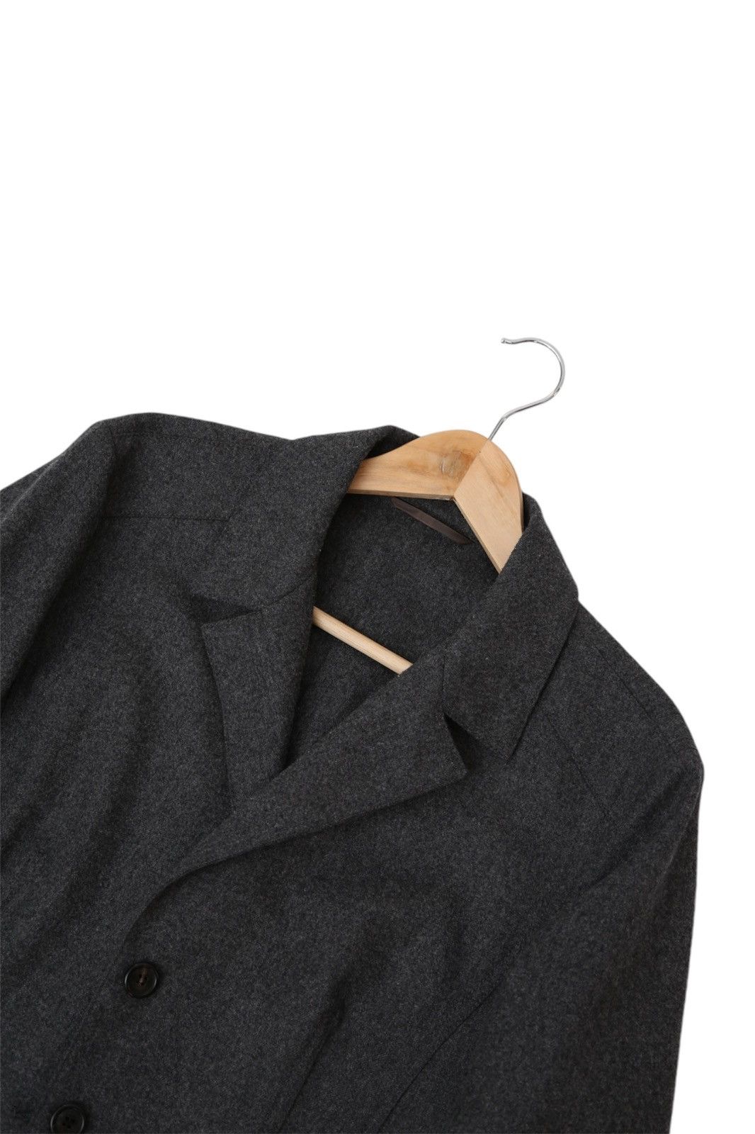 Prada × Vintage Vintage Prada women wool coat grey Size M / US 6-8 / IT 42-44 - 3 Thumbnail