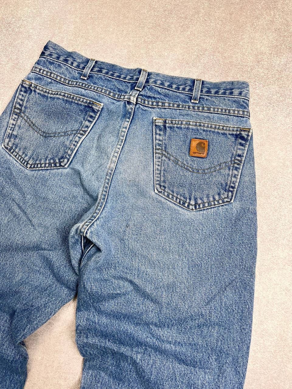 Carhartt × Vintage Vintage Carhartt Relaxed Fit Baggy Stonewashed Jeans 34 Size US 34 / EU 50 - 2 Thumbnail