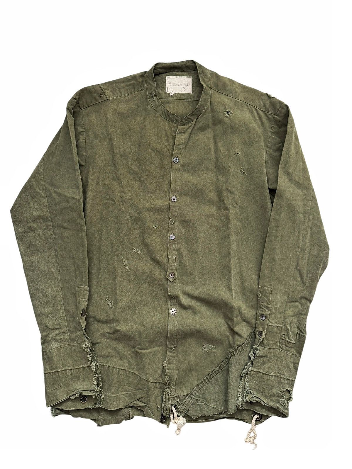 Greg Lauren 2016 Army Tent Studio Shirt Size US M / EU 48-50 / 2 - 1 Thumbnail