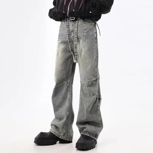 Japanese Brand × Jean High Street Stacked Vintage Washed Jeans Size US 29 - 4 Thumbnail