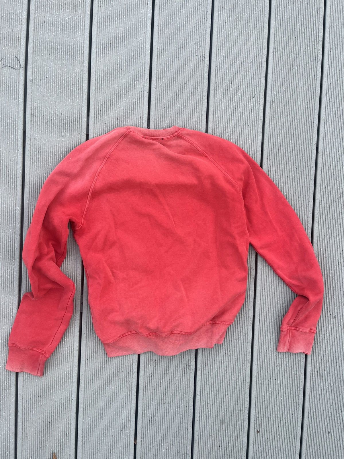 Dsquared2 Vintage Dsquared Red Sunfaded / Distressed Sweatshirt Size US M / EU 48-50 / 2 - 13 Thumbnail