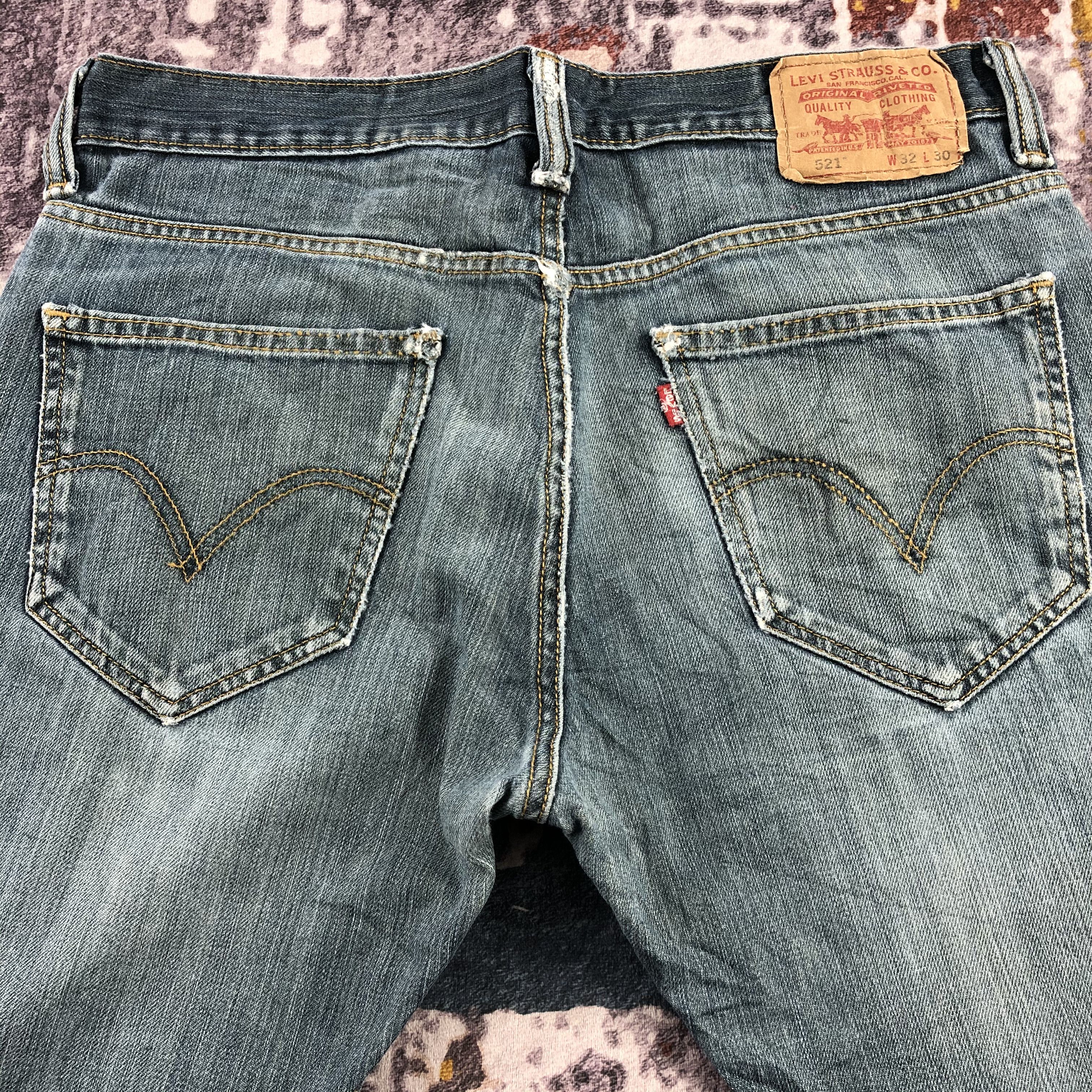 Levi's × Vintage Vintage Blue Wash Levis 521 Jeans-JM2867 Size US 33 - 5 Thumbnail
