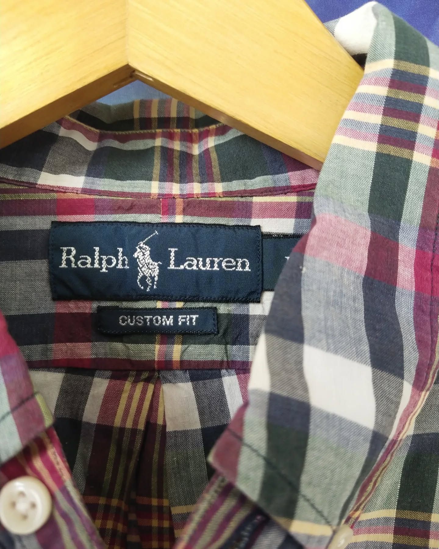 Ralph Lauren Ralph Lauren Three Tone Custom Fit Plaid Flanel Shirt Size US L / EU 52-54 / 3 - 3 Thumbnail