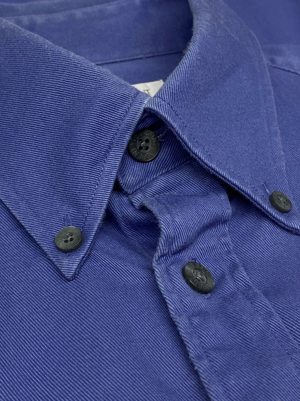 Yves Saint Laurent 🔥 Y2K YSL BUTTON UP SHIRT VINTAGE FRENCH DAD AESTHETIC Size US S / EU 44-46 / 1 - 15 Thumbnail