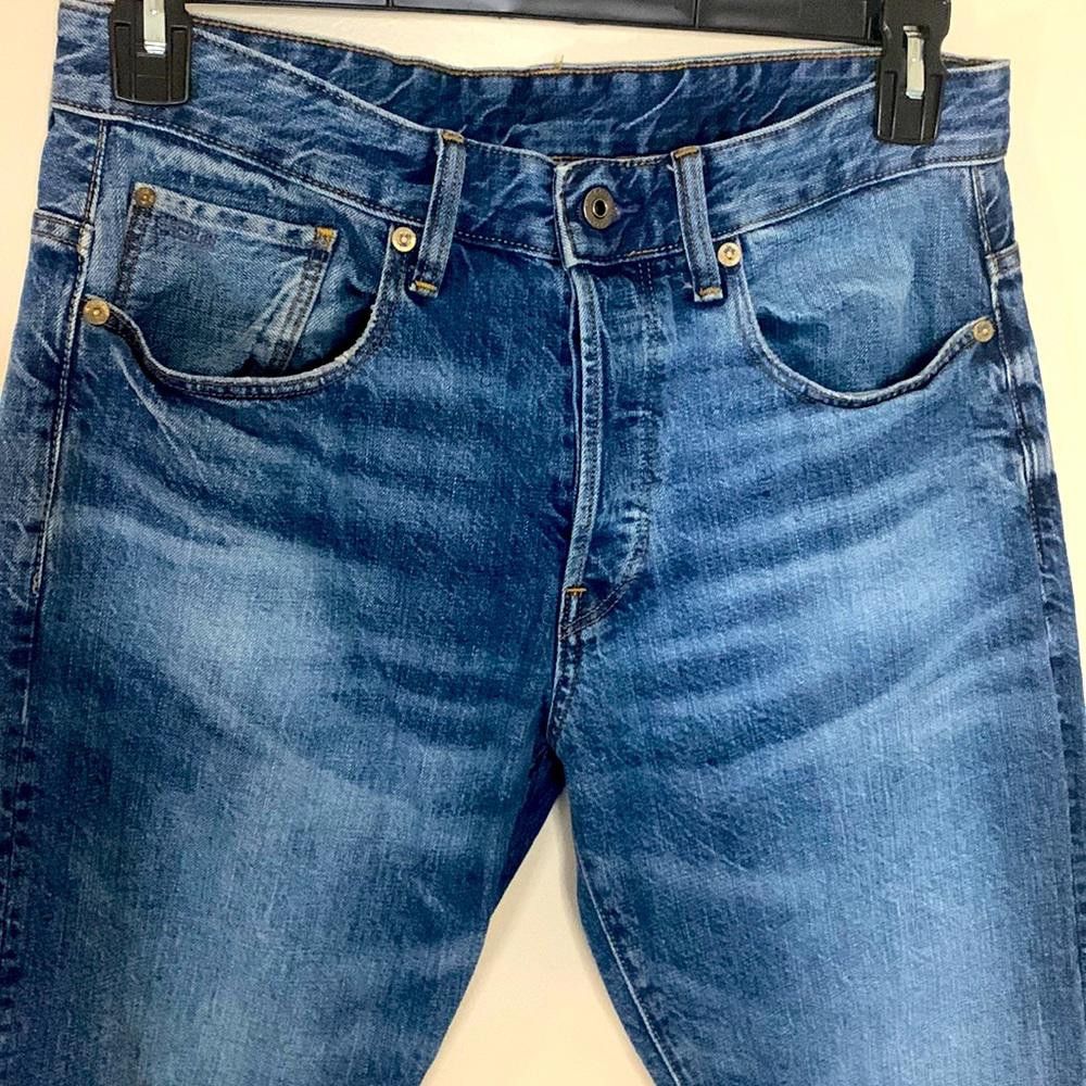 Designer G-Star RAW -Straight Tapered 3301 -31W32L- 100%Ctn (organic) Size US 31 - 1 Thumbnail