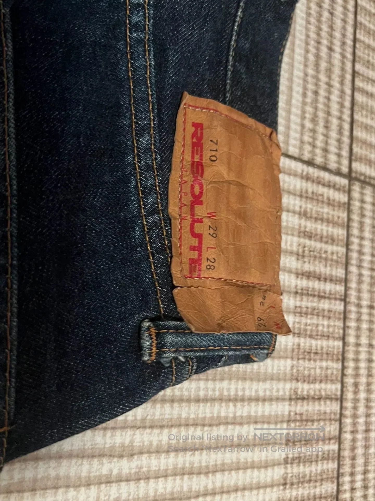 RESOLUTE classic resolute710 denim pants for men. Size US 29 - 3 Thumbnail