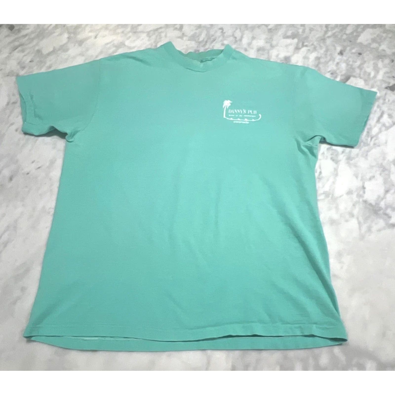 Altea VINTAGE T Shirt Large Danny’s Pub Coronado Slamburger Teal 1990s Graphic Tee Mens Size US L / EU 52-54 / 3 - 5 Thumbnail
